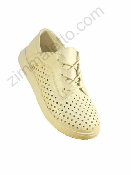 Мокасини шкіряні Exclussve shoes 7990-3 бежеві