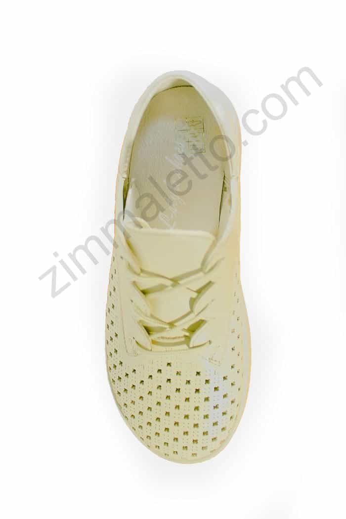 Мокасини шкіряні Exclussve shoes 7990-3 бежеві